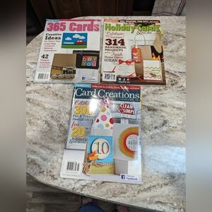 Card making Magazines x 3 . 2012. EUC . June, Jan, And Nov.